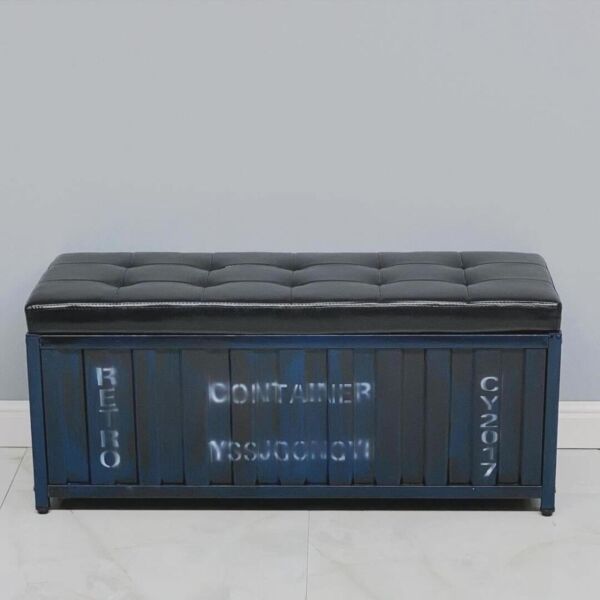 مقعد وصندوق تخزين حديد البا