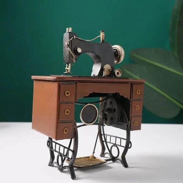 ديكور ماكينة خياطة حديد انتك روبن