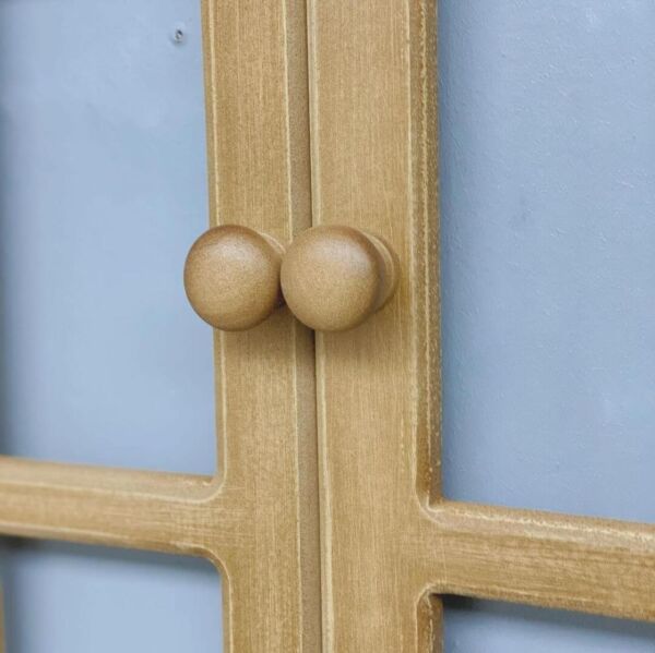 ديكور جداري شباك خشب سيلينا - ابيض