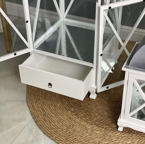 طقم فانوس 3 قطع خشبي راواند