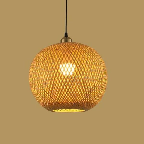 إنارة معلقة راتان بوهيمي كيروز - طبيعي