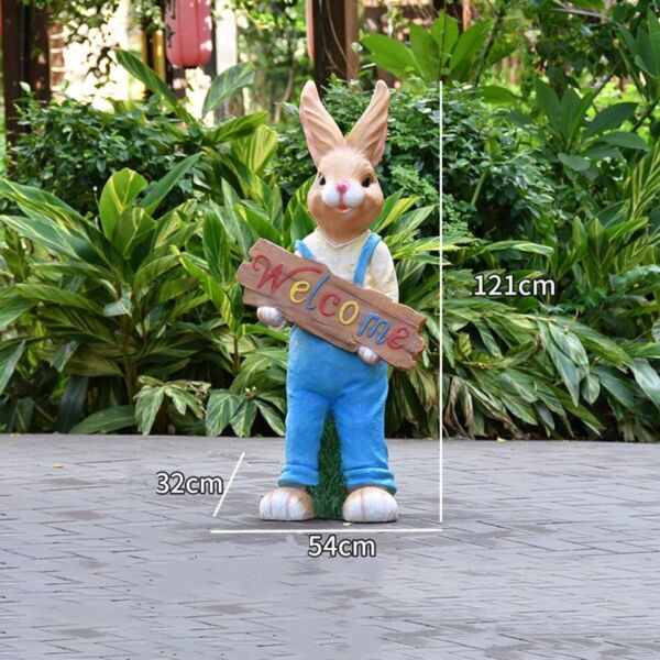 مجسم ارنب ملون 121 سم