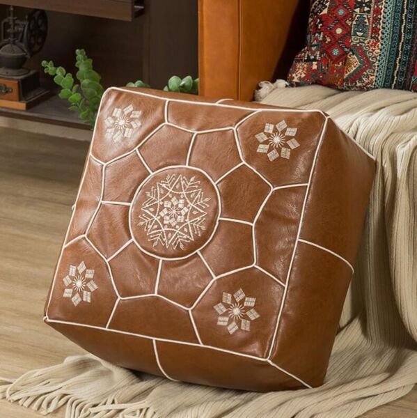 مقعد بوف من الجلد الصناعي مورو