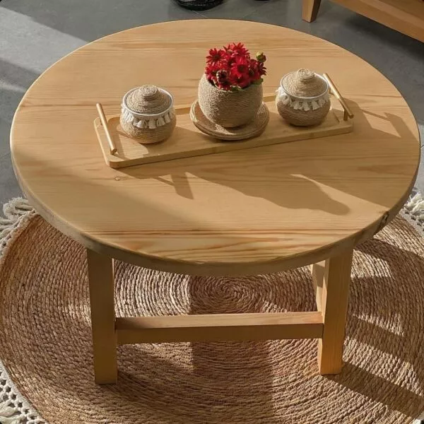 طاولة قهوة خشب اجار
