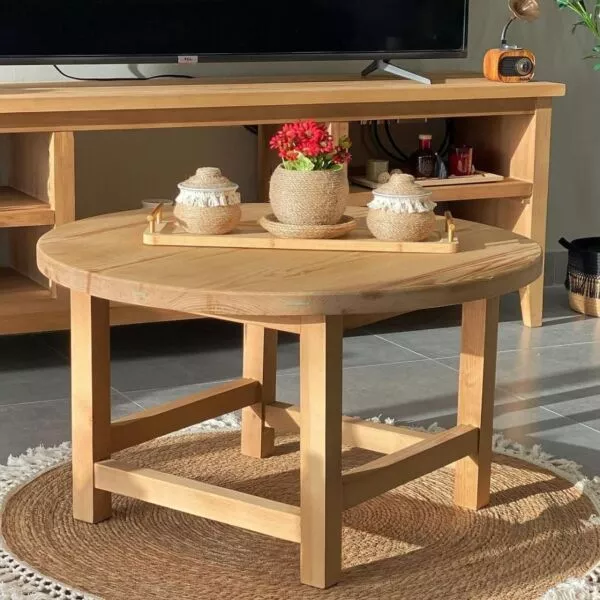 طاولة قهوة خشب اجار