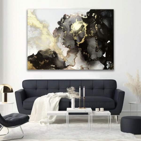 لوحة ديكور قماشية ويلث - متعدد الالوان