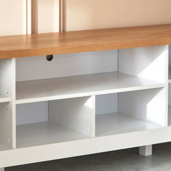 طاولة تلفزيون منخفضة للأجهزة حتى 75 بوصة من سكاي