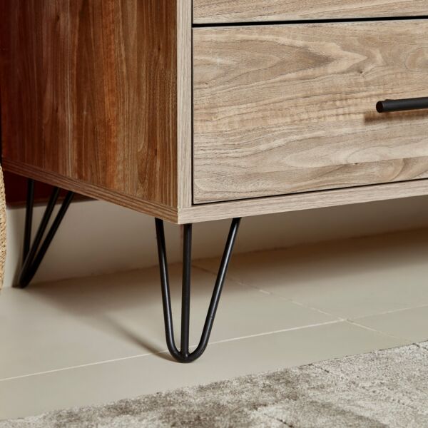 طاولة تلفزيون منخفضة 4 أدراج للتلفزيونات حتى 65 بوصة من ميرو