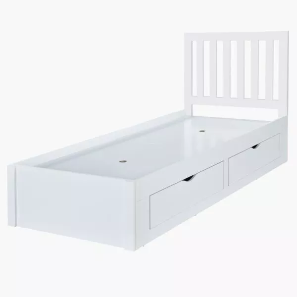 سرير مفرد بـ 4 أدراج من باتارا 90x200 سم