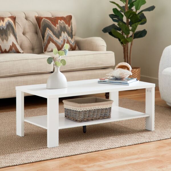 طاولة قهوة بطابقين من سالفا