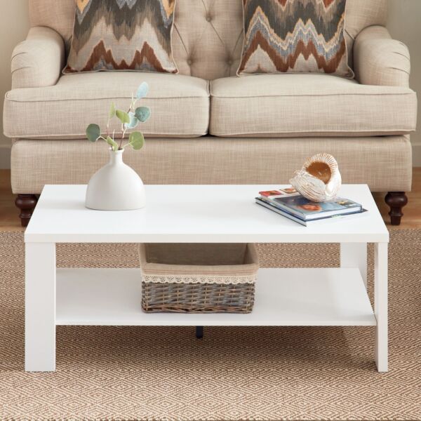 طاولة قهوة بطابقين من سالفا