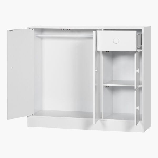 دولاب أطفال 4 أبواب بدرج من فانيلا كودي