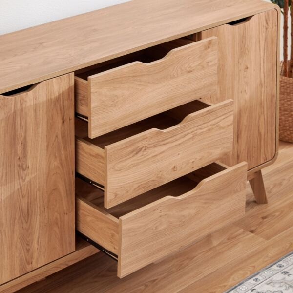 وحدة جانبية بـ3 أدراج وبابين - نورديك سبرينج