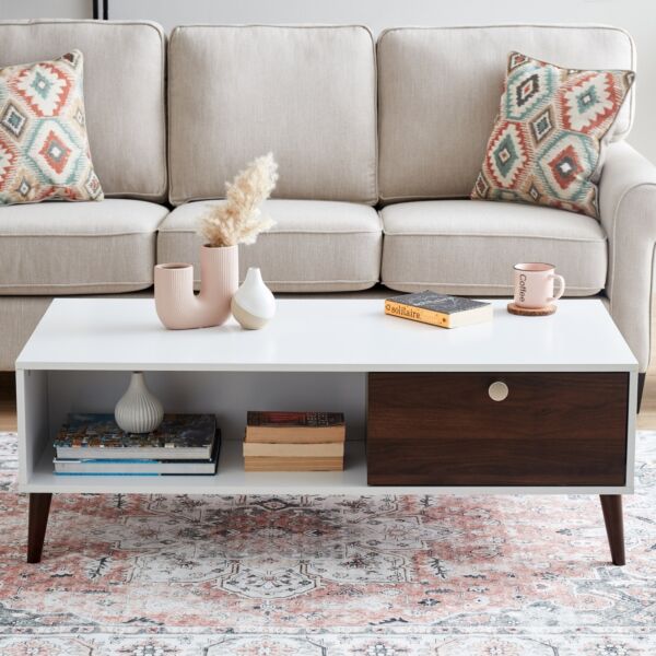 طاولة قهوة بدرج من ناتاليا إن إكس تي