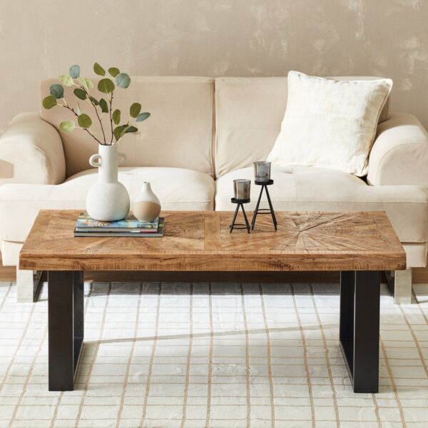 طاولة قهوة من الخشب الصلب من فلوريا