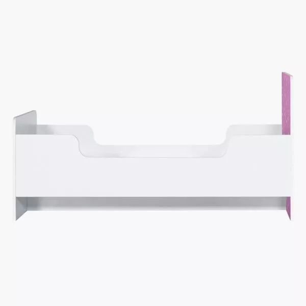 سرير أطفال بتصميم فراشة من فانيلا - 70x130 سم