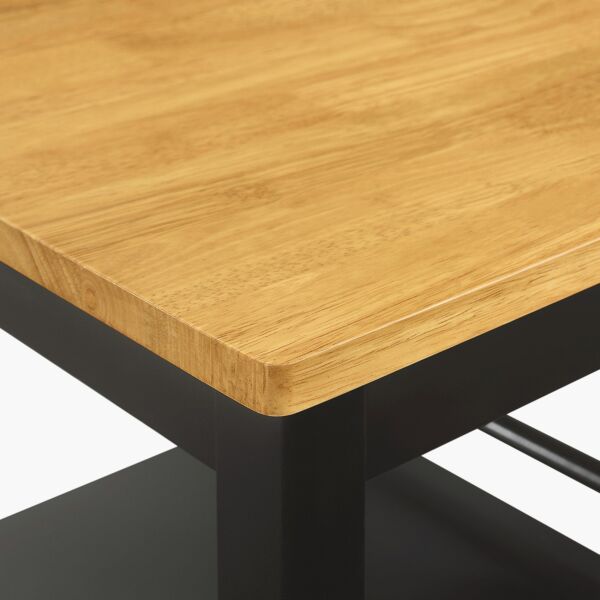 طقم طاولة طعام مرتفع مقعدين من تريجر