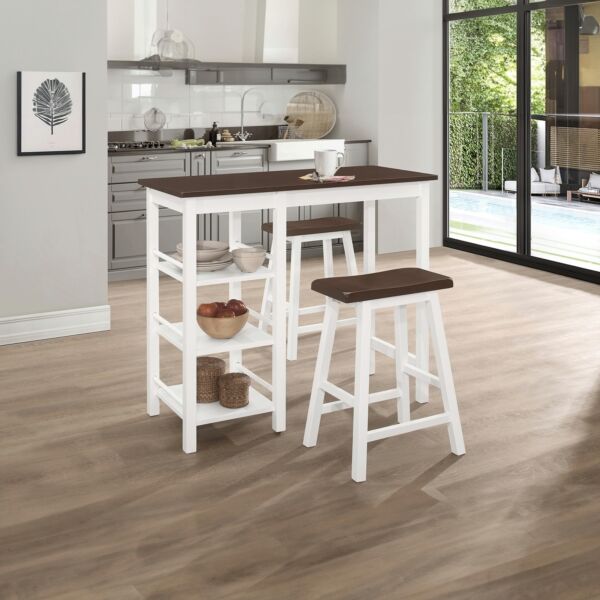 طقم طاولة طعام مرتفع مقعدين من تريجر جان