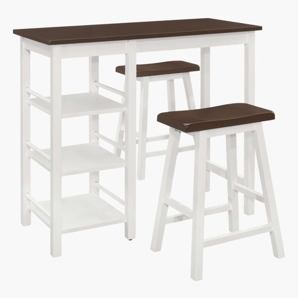 طقم طاولة طعام مرتفع مقعدين من تريجر جان