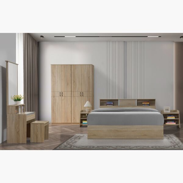 طاولة تزيين بدرج واحد مع مرآة وكرسي أوسيس كامبريدج