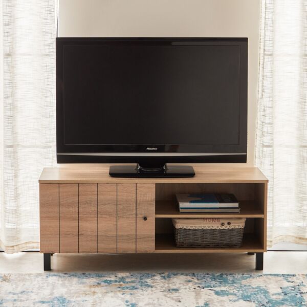 طاولة تلفزيون للأجهزة حتى 50 بوصة من إدموند