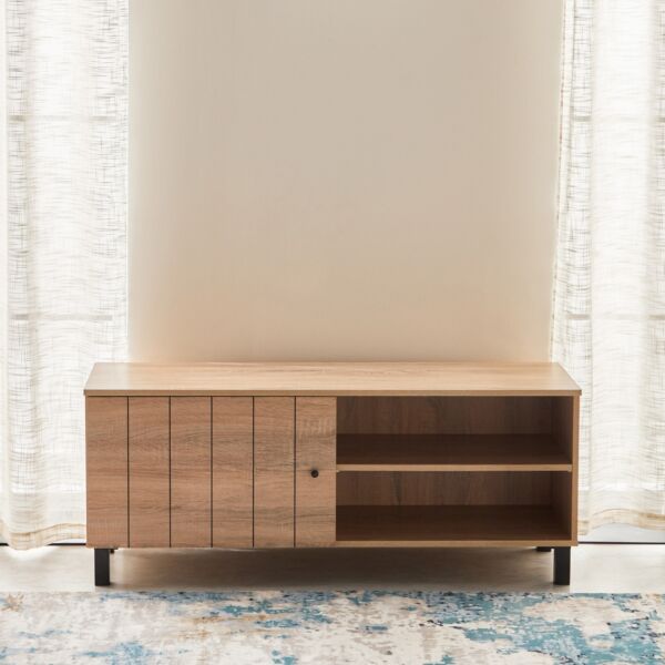 طاولة تلفزيون للأجهزة حتى 50 بوصة من إدموند