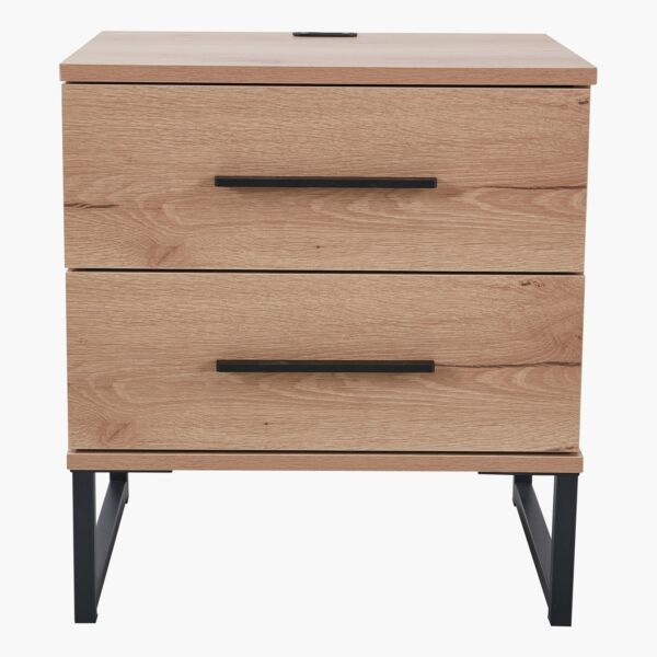 كومودينو ذكية بمفذ شحن يو إس بي و2 درج - أوربان