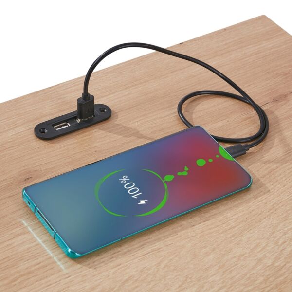 كومودينو ذكية بمفذ شحن يو إس بي و2 درج - أوربان