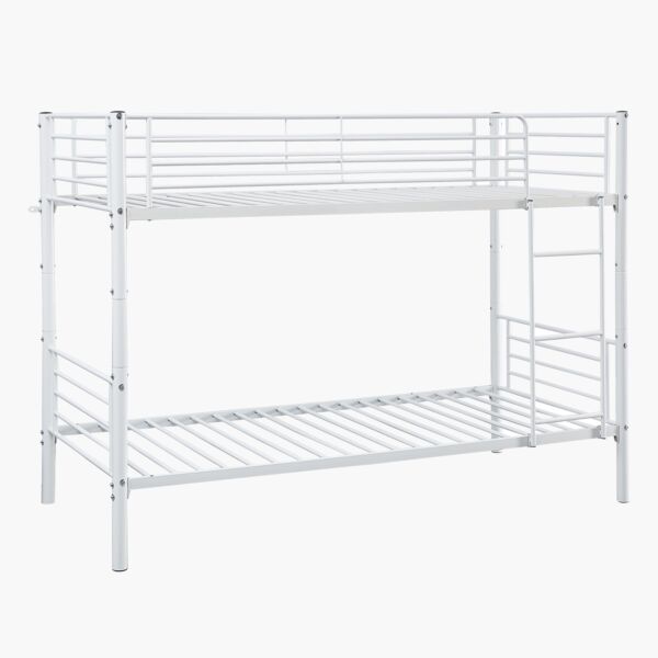 سرير فردي بطابقين من فانيلا - 90x200 سم