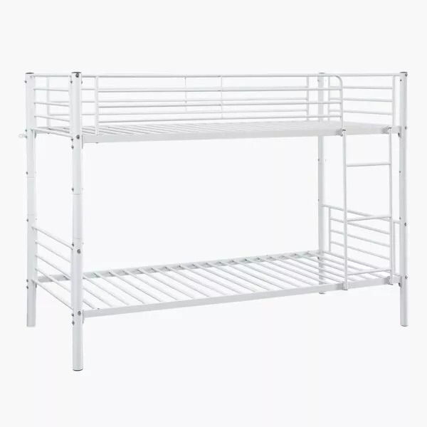 سرير فردي بطابقين من فانيلا - 90x200 سم
