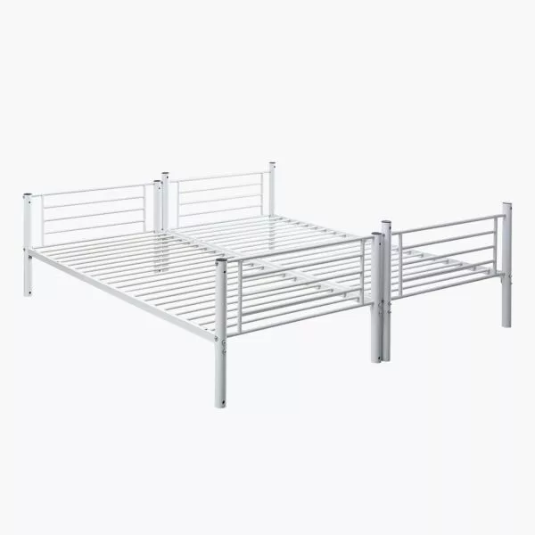 سرير فردي بطابقين من فانيلا - 90x200 سم