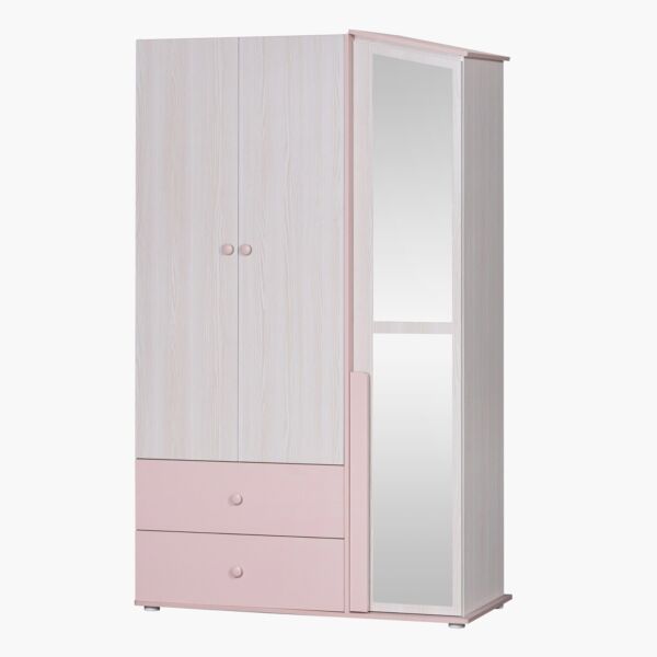 دولاب ملابس بـ3 أبواب ودرجين مع مرآة آنا