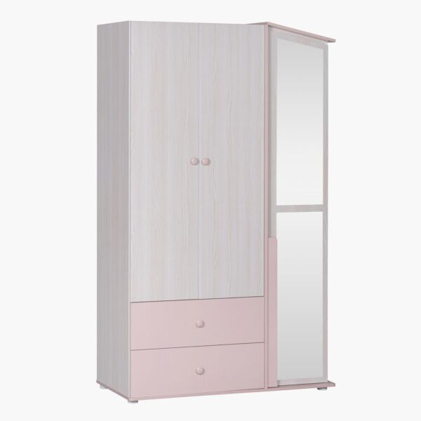 دولاب ملابس بـ3 أبواب ودرجين مع مرآة آنا