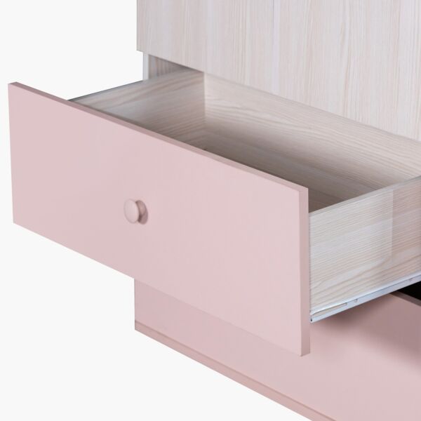 دولاب ملابس بـ3 أبواب ودرجين مع مرآة آنا