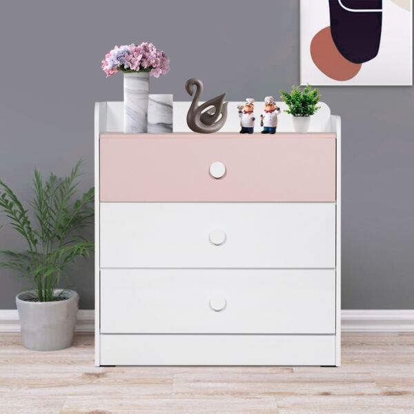 طاولة تزيين بـ3 أدراج بدون مرآة من فانيلا بلوم