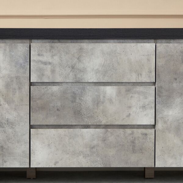 بوفيه جانبية بـ3 أدراج وبابين - مانهاتن لوكس