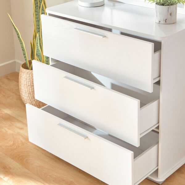 طاولة تزيين صغيرة 3 أدراج دون مرآة - فرانكفورت