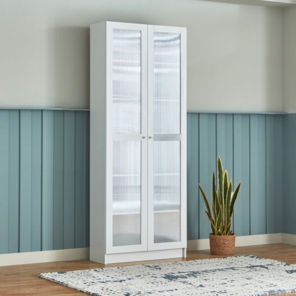 وحدة تخزين بـ 6 مستويات وبابين أكريليك فرانكفورت