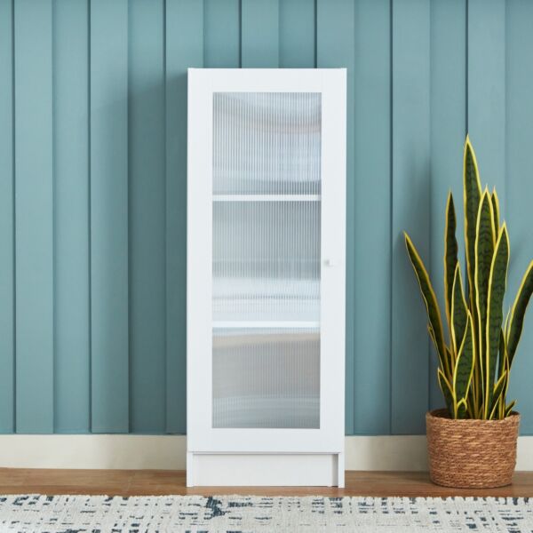 وحدة تخزين بـ 3 رفوف وبابين أكريليك فرانكفورتل