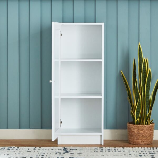 وحدة تخزين بـ 3 رفوف وبابين أكريليك فرانكفورتل