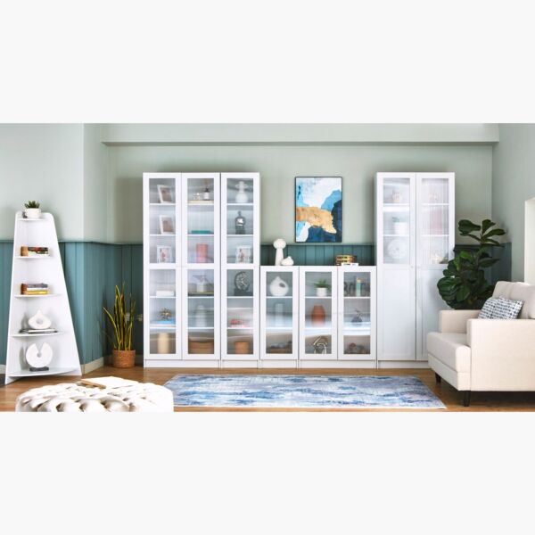 وحدة تخزين بـ 3 رفوف وبابين أكريليك فرانكفورت