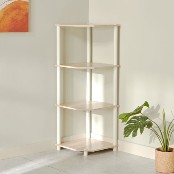 رف زاوية 4 طوابق من بيج