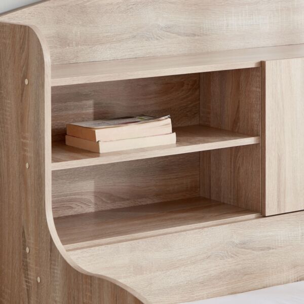 سرير كابينة فردي مع سرير قابل للسحب كوبر - 90x190 سم