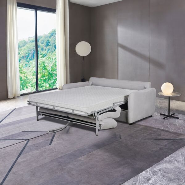 كنبة سرير قماش 3 مقاعد مع مرتبة أريزونا