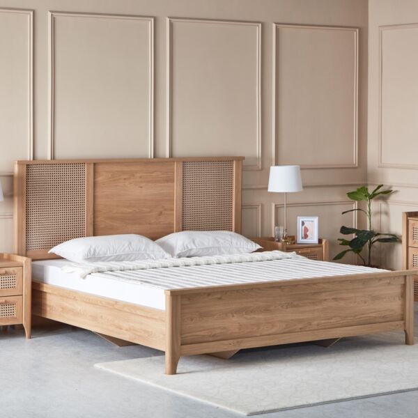 طقم غرفة نوم كينج 5 قطع من چاڤا - 180x200 سم