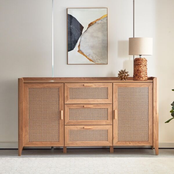 طاولة بوفيه جانبية بـ3 أبواب من چاڤا