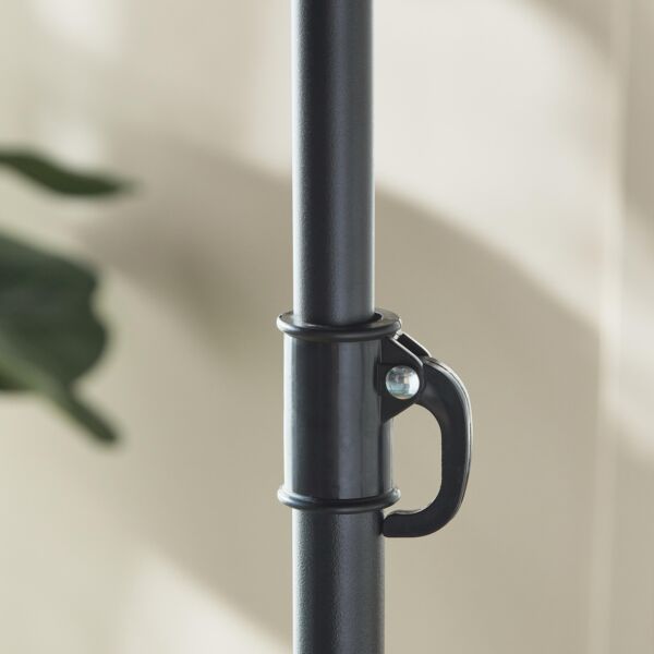 طقم أثاث خارجي 4 كراسي مع طاولة ومظلة من تورينو