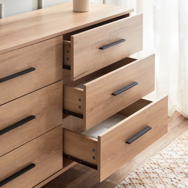 طاولة تزيين رئيسية دون مرآة - 6 أدراج - آربيان