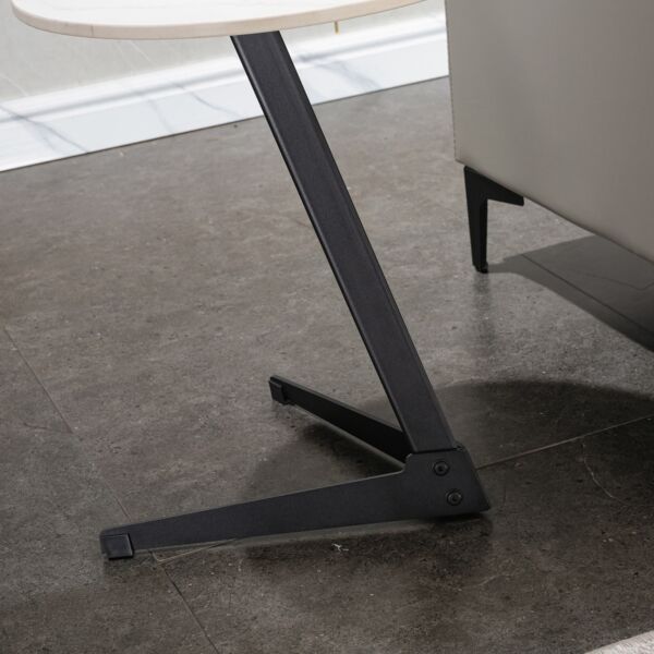 طاولة جانبية من الحجر الملبد من بارون