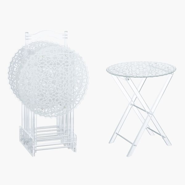 طاولة جانبية قابلة للطي من الأكريليك من أوسلو